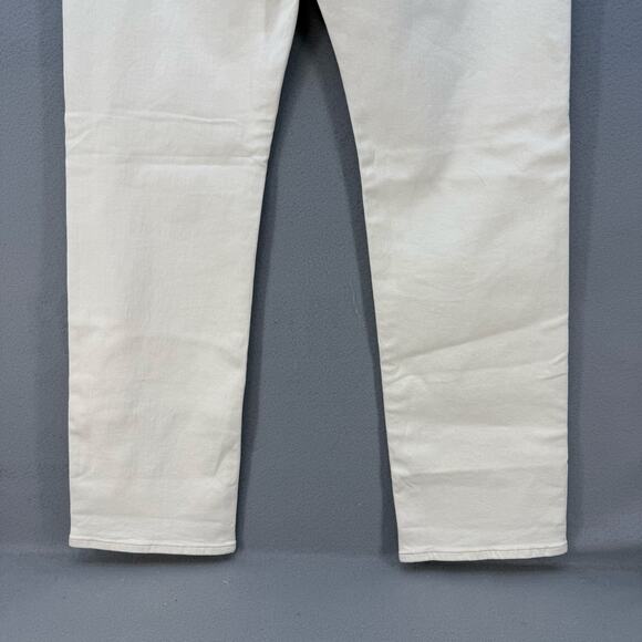 Madewell Jeans Women's 28 (6) Cream 90s Straight Leg High Rise Fit Summer EUC - Picture 4 of 14